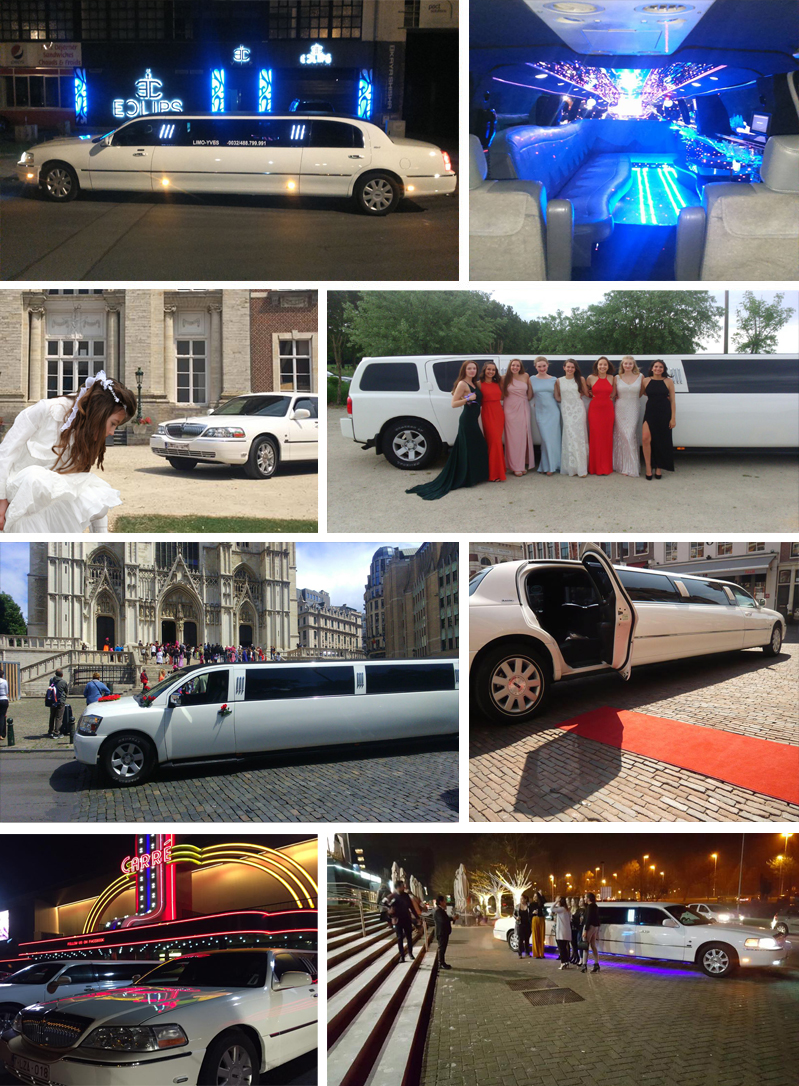 Gelegenheden waarvoor je een limousine kan huren.