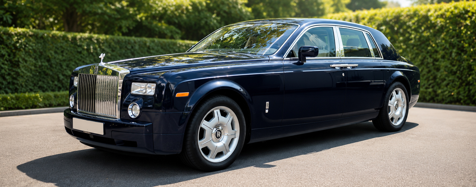 zwarte Rolls-Royce